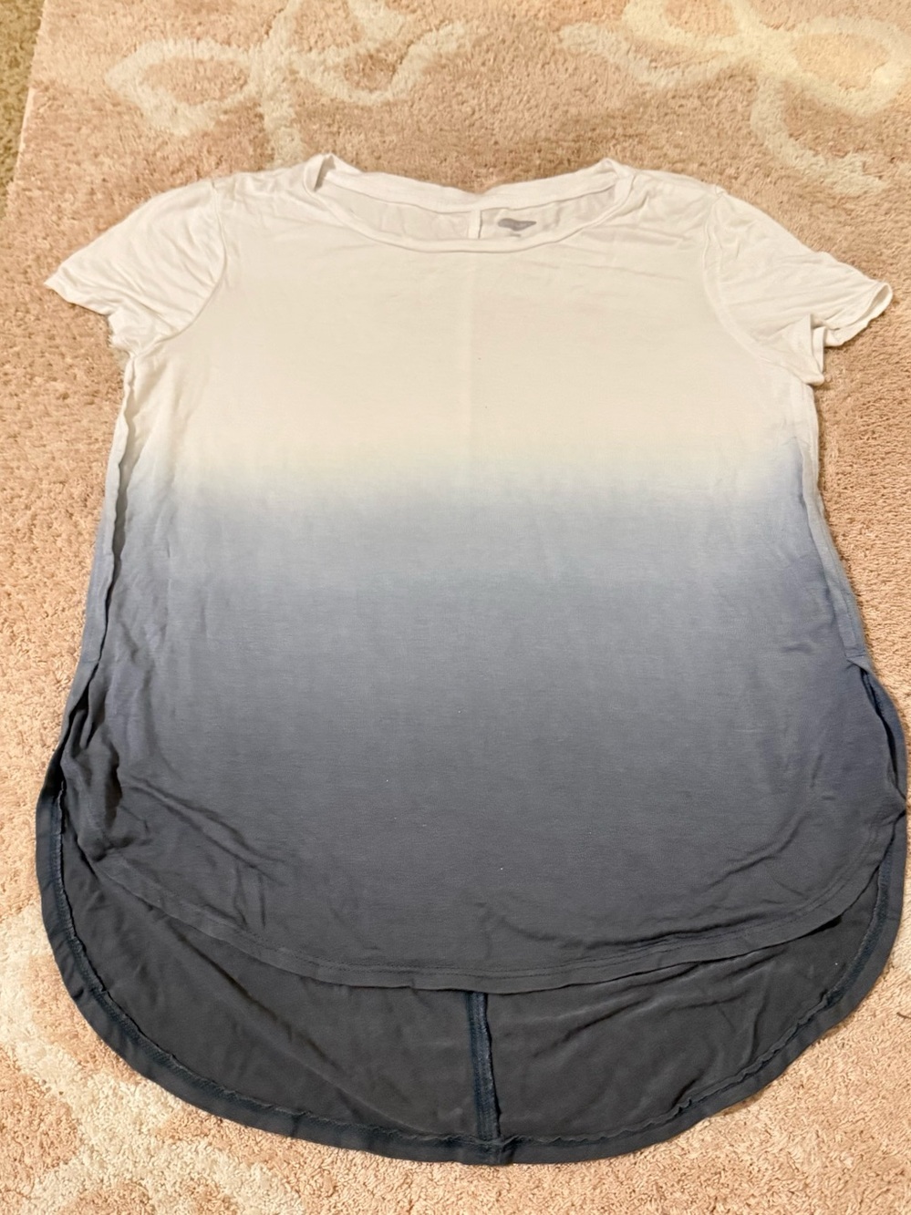 Kids Old Navy Ombre Crewneck Tee - White to Blue